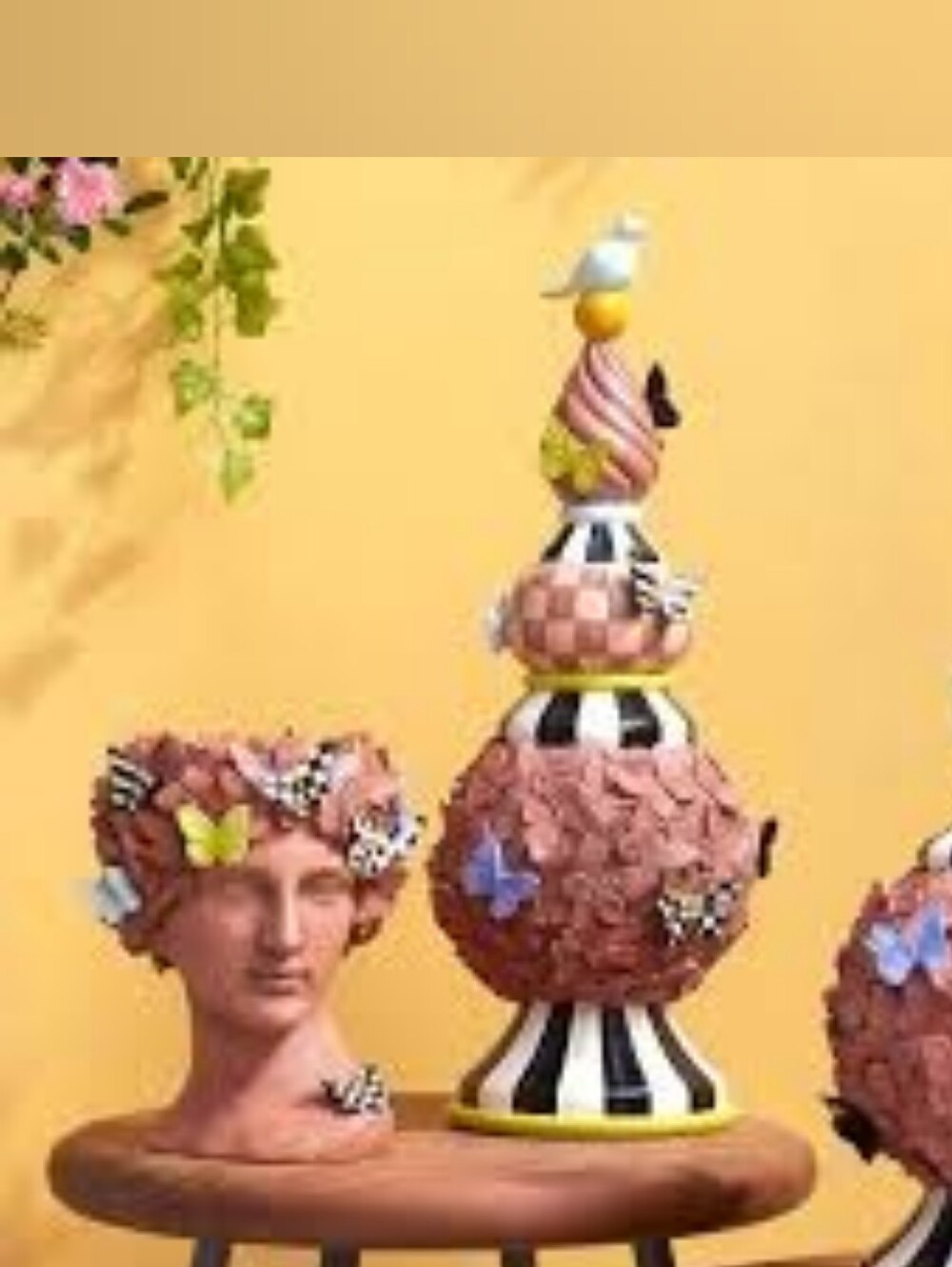 Mackenzie Childs Butterflies Topiary